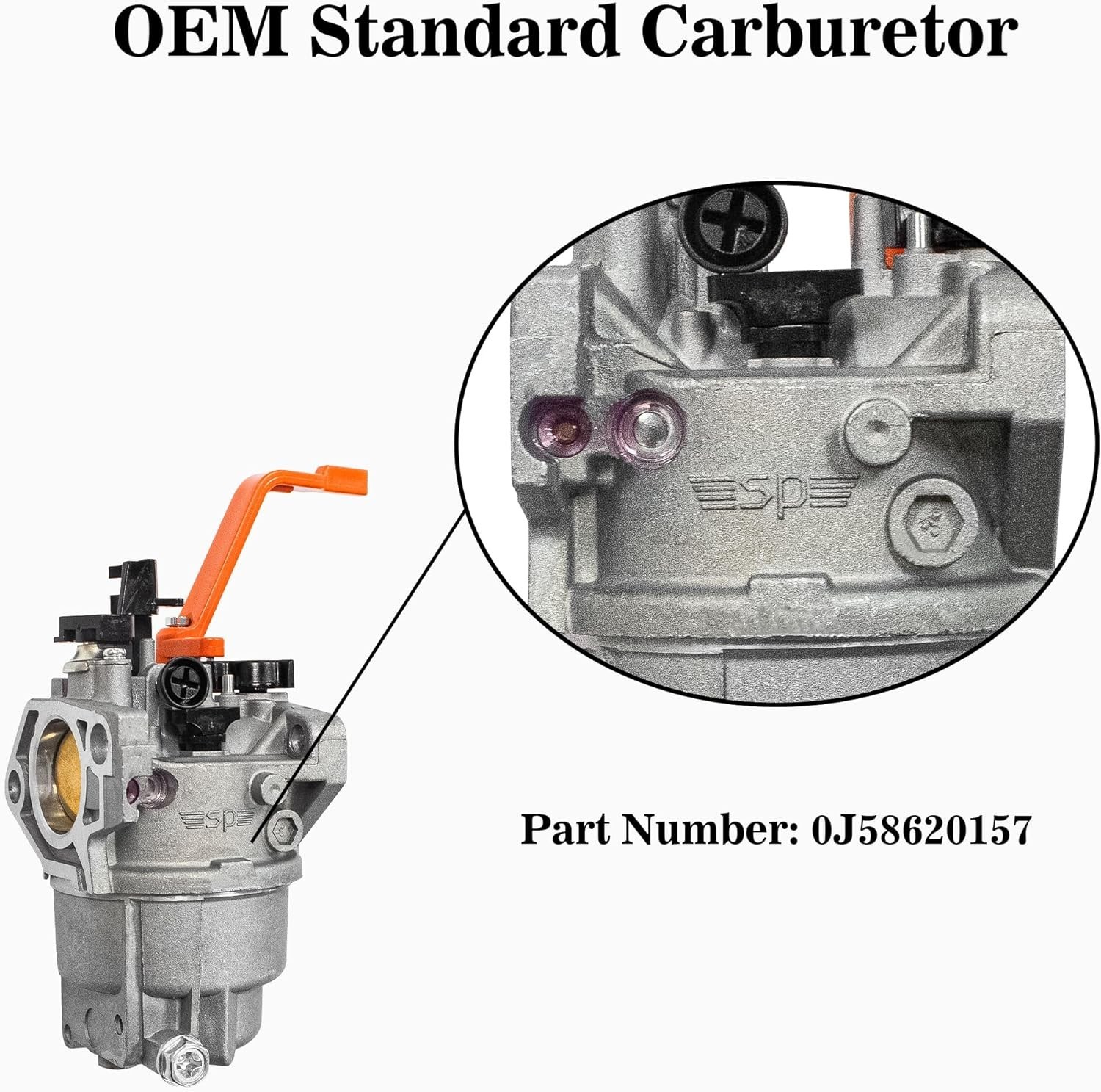 fullas SP Generator Carburetor for Generac GP5500 GP6500 GP6500E OEM Part 0J5…