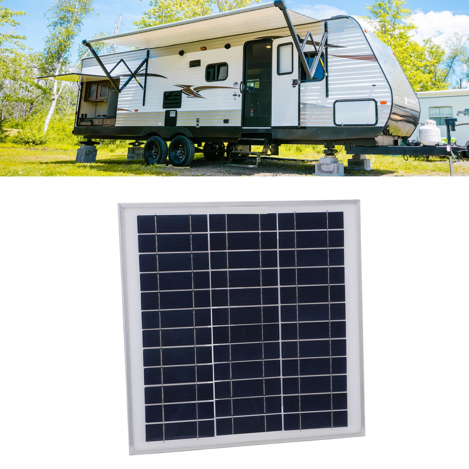 100W Solar Panel Kit USB Type C DC Output IP67 Water Proof Solar Charging Panel