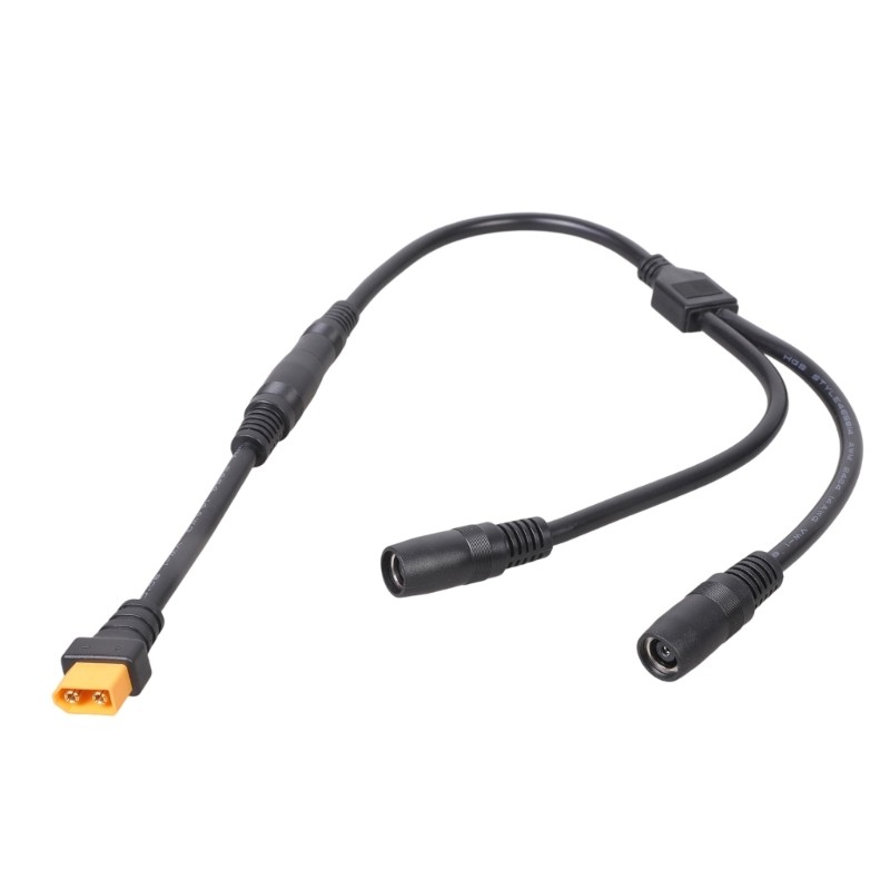 Heat Resistant XT60 Male To Double 8x2mm Female Power Cord For Various Models