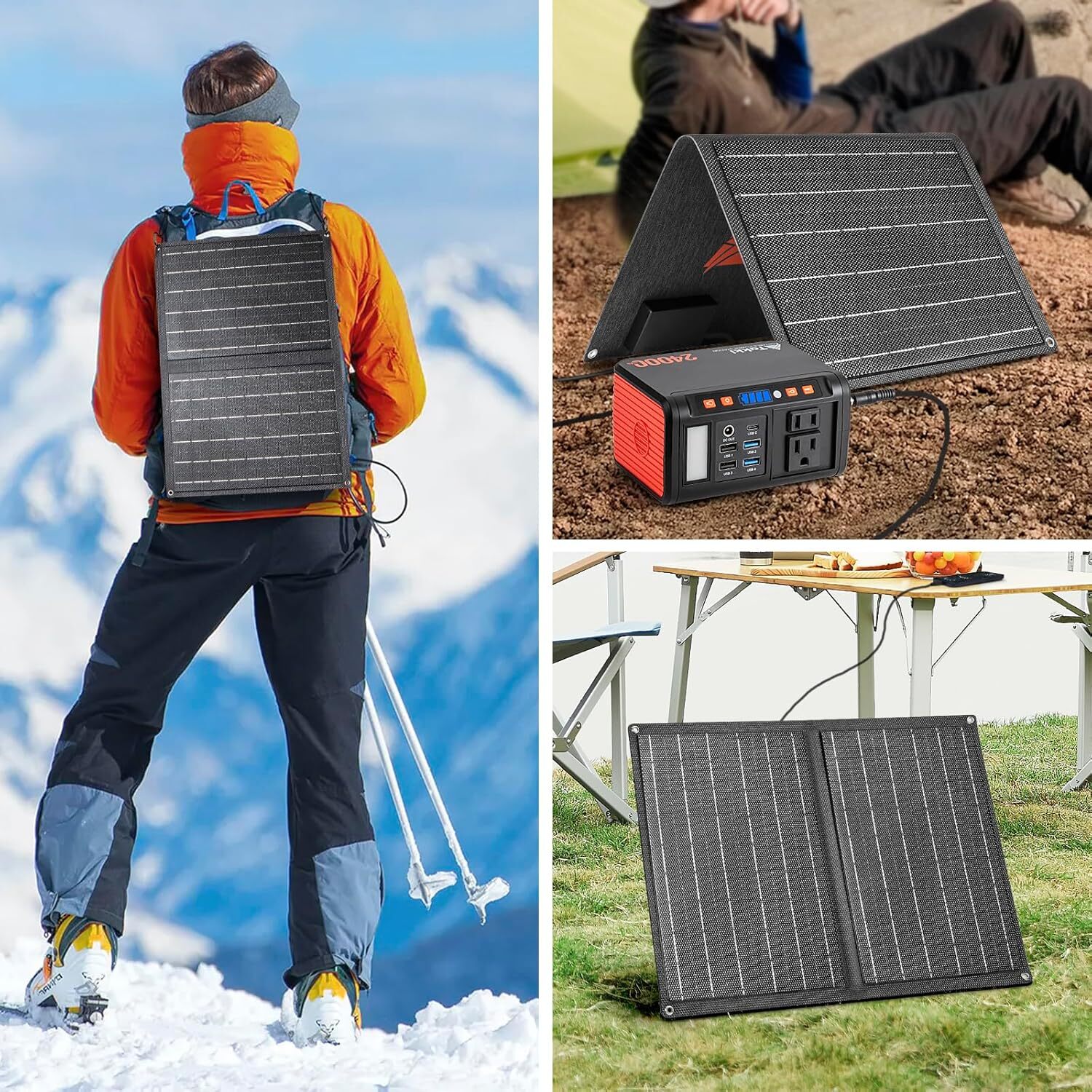 Takki 120W Solar Generator with 21W Panel, 88Wh Power Bank for Camping & Backup