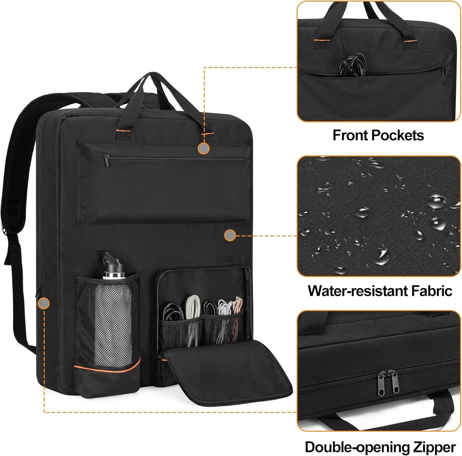 Solar Panel Storage Bag Compatible with Jackery Solarsaga 100W 100X 200W/ GRECEL