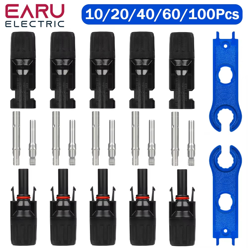5/10/20/30/50 Pairs DC Solar Connector 1000V 30A Panel Stecker IP67 Waterproof C
