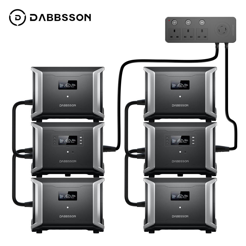 Dabbsson 28140Wh 7000W Power Station LiFePO w/ Backup Battery for home Outdoor