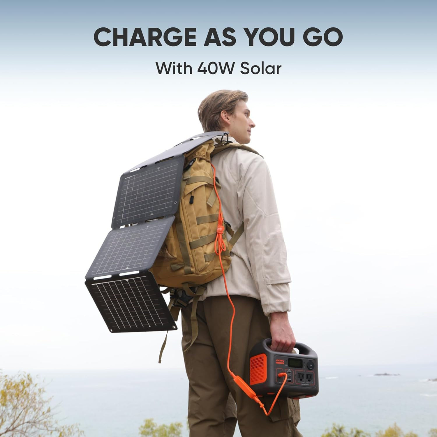 Portable Power Station Explorer 300, 292Wh Backup Lifepo4 Battery, Solar Generat
