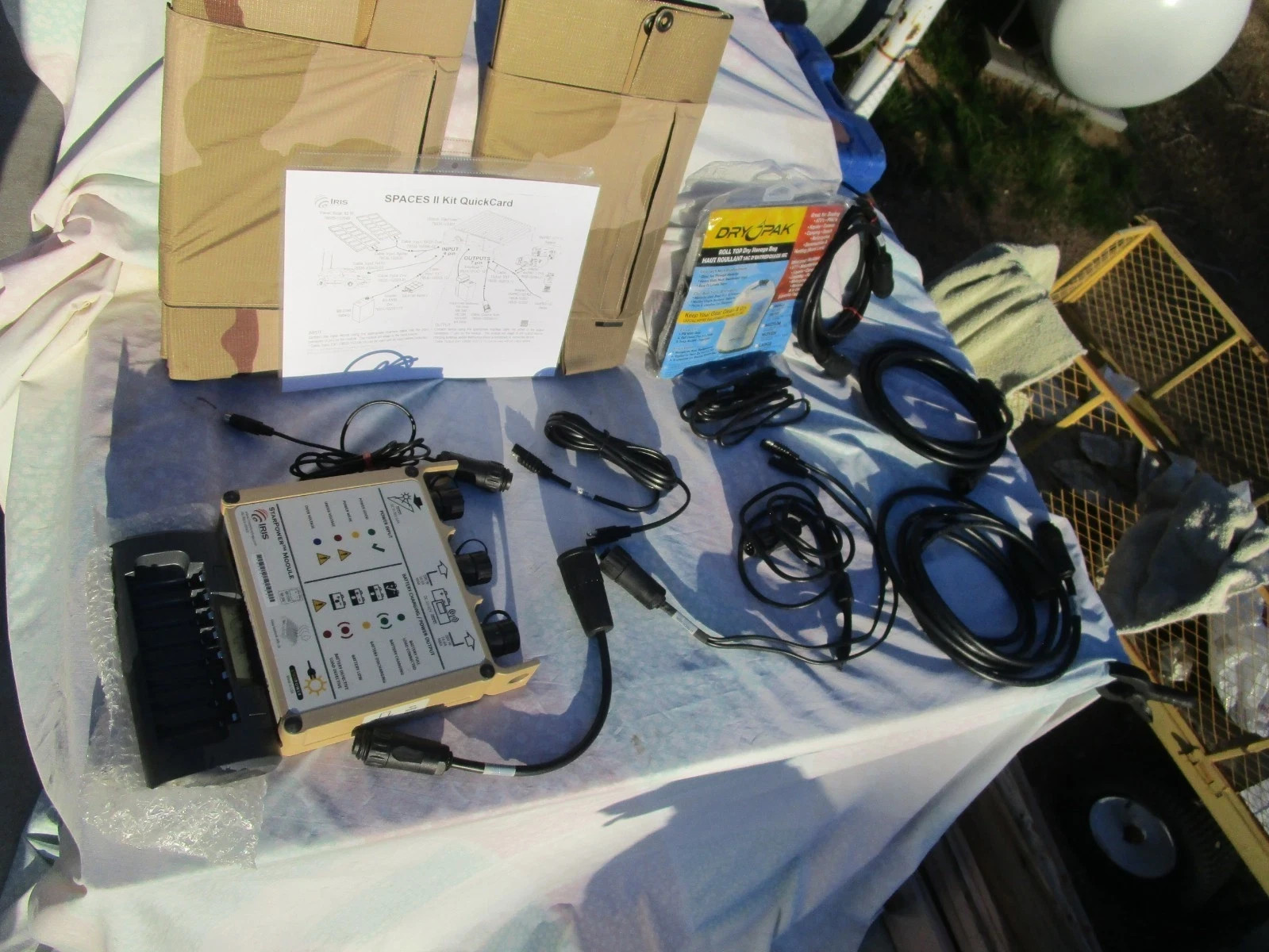 Iris Technology SPACES II Kit USMC Military Portable Solar Energy Field Power