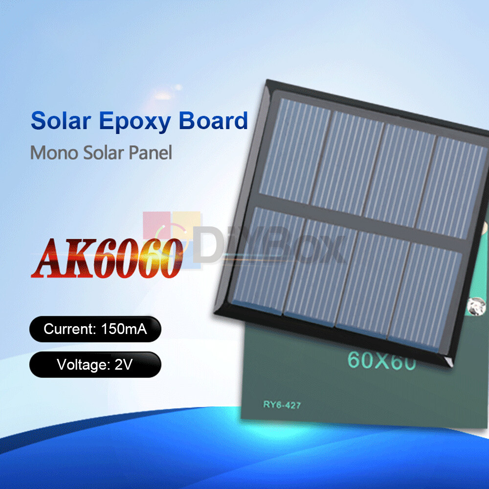 Mini Mono Solar Panel Small Solar Cell PV Module Charger 0.5V-12V 100mA-300MA