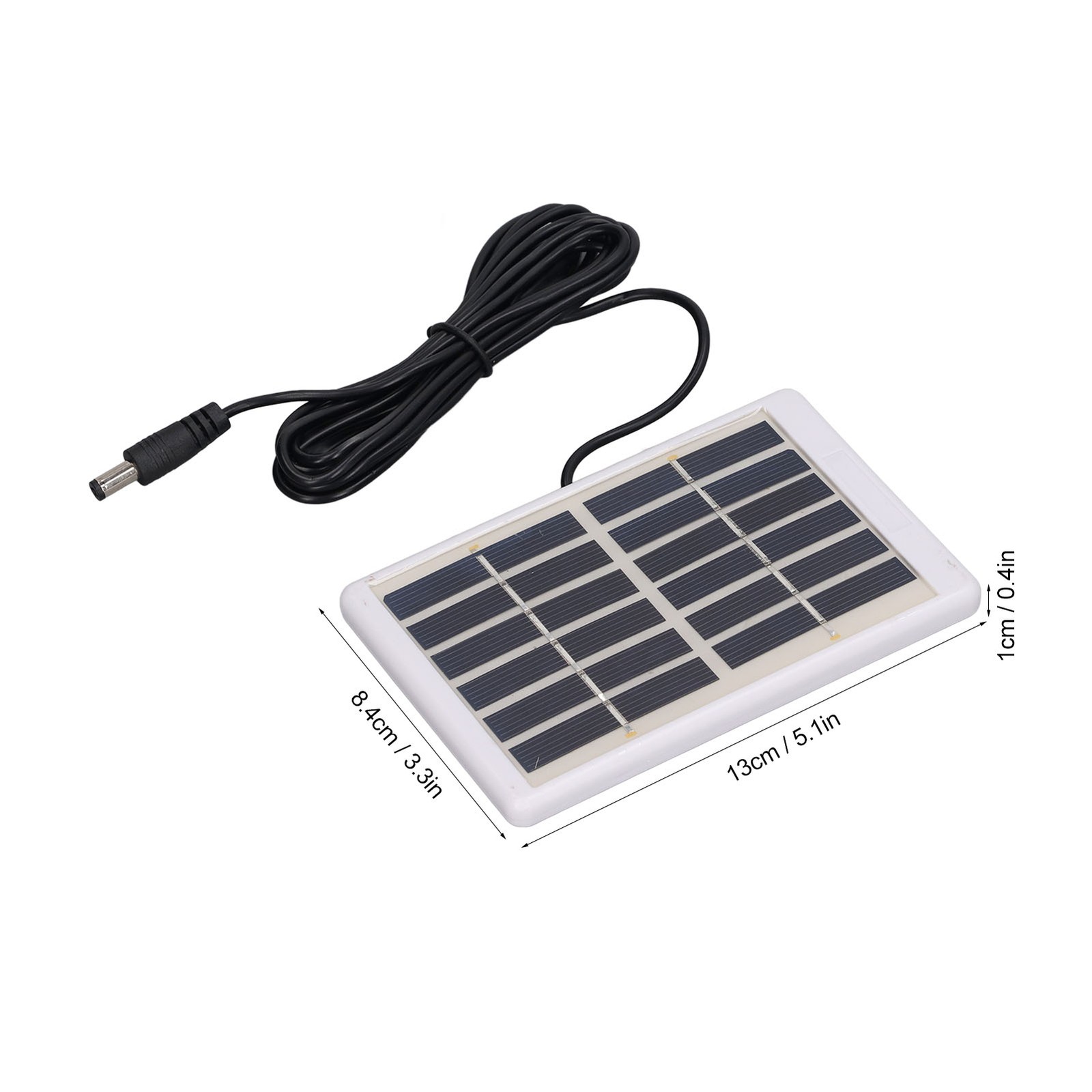 Solar Panel 1.2W 6V 9V Lightweight Portable Polysilicon Crystals DC