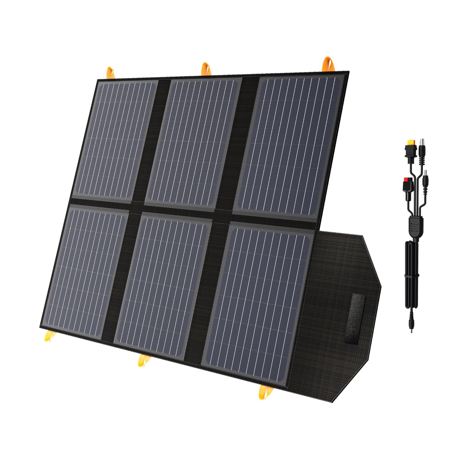 60W Foldable Solar Panel Charger – High Efficiency, Waterproof, USB & DC Output