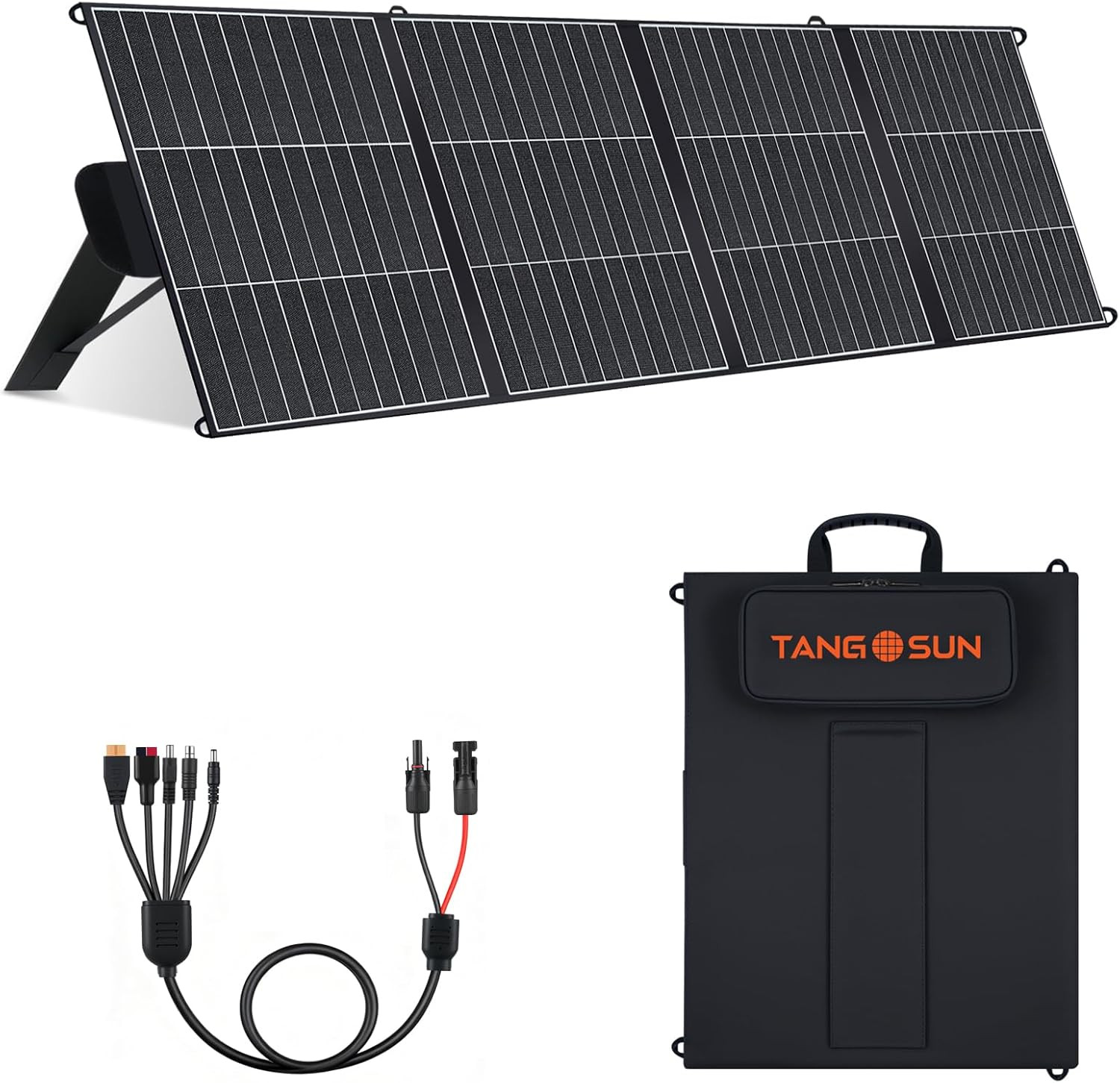 200W Portable Solar Panel for Power Station 25% Efficiency HPBC Cells ETFE Folda
