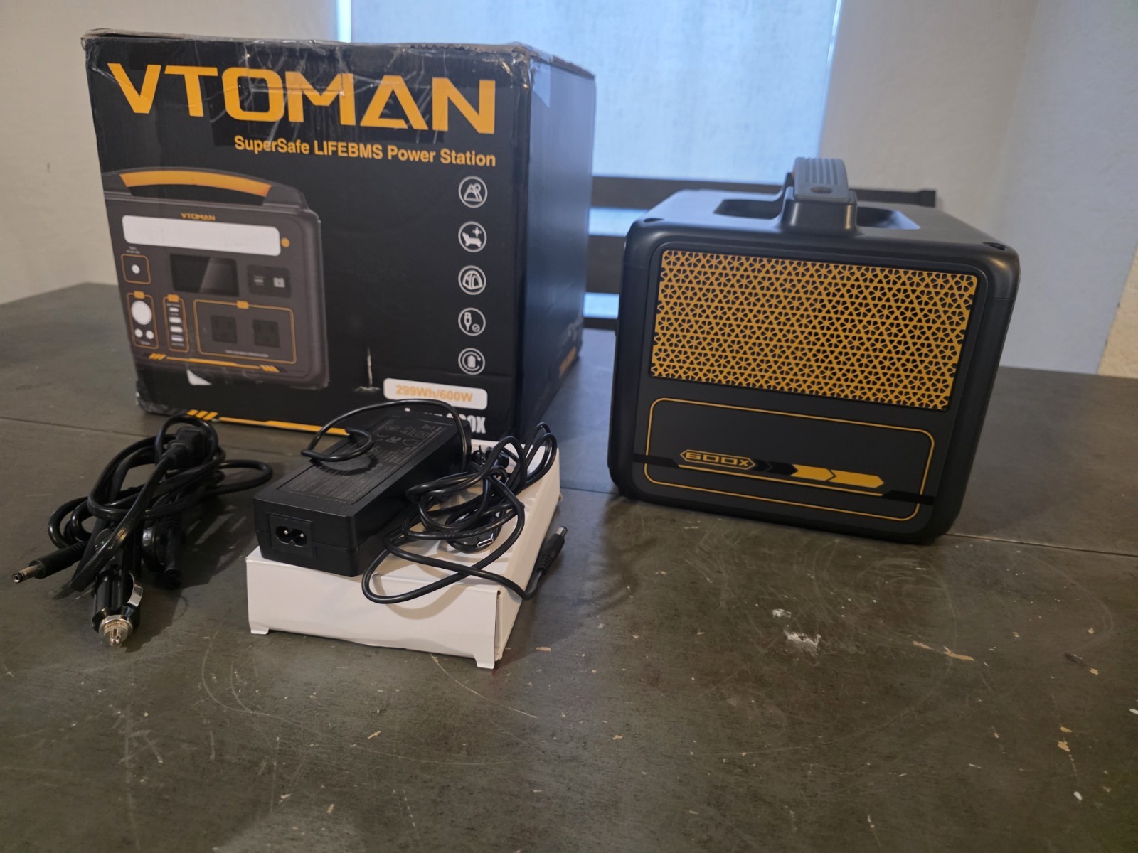 VTOMAN Jump 600X Portable Power Station 600W 299Wh Solar Generator LiFePO4