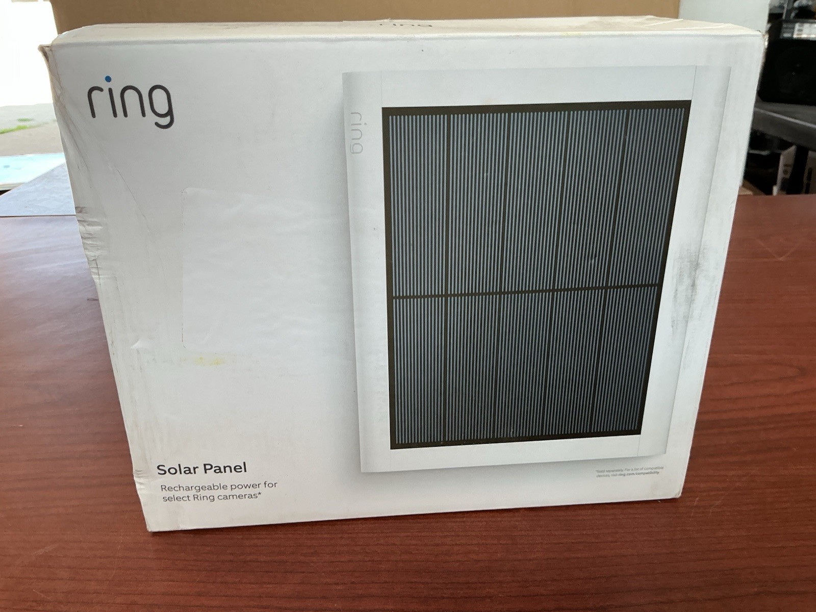 Ring 4W Solar Panel Charger for Ring Security Cameras White New Open Box B67