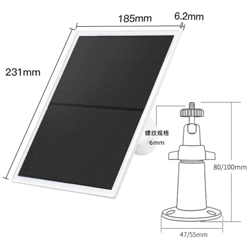 10W/5V Solar Panel Charger with Two connectors DC3.5 * 1.35 and USB 10W power