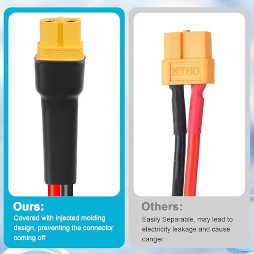 10AWGPCS XT60 Extension Cable 3 5 10 1505 30 35 40 50 75 100FT XT60 2FT 2