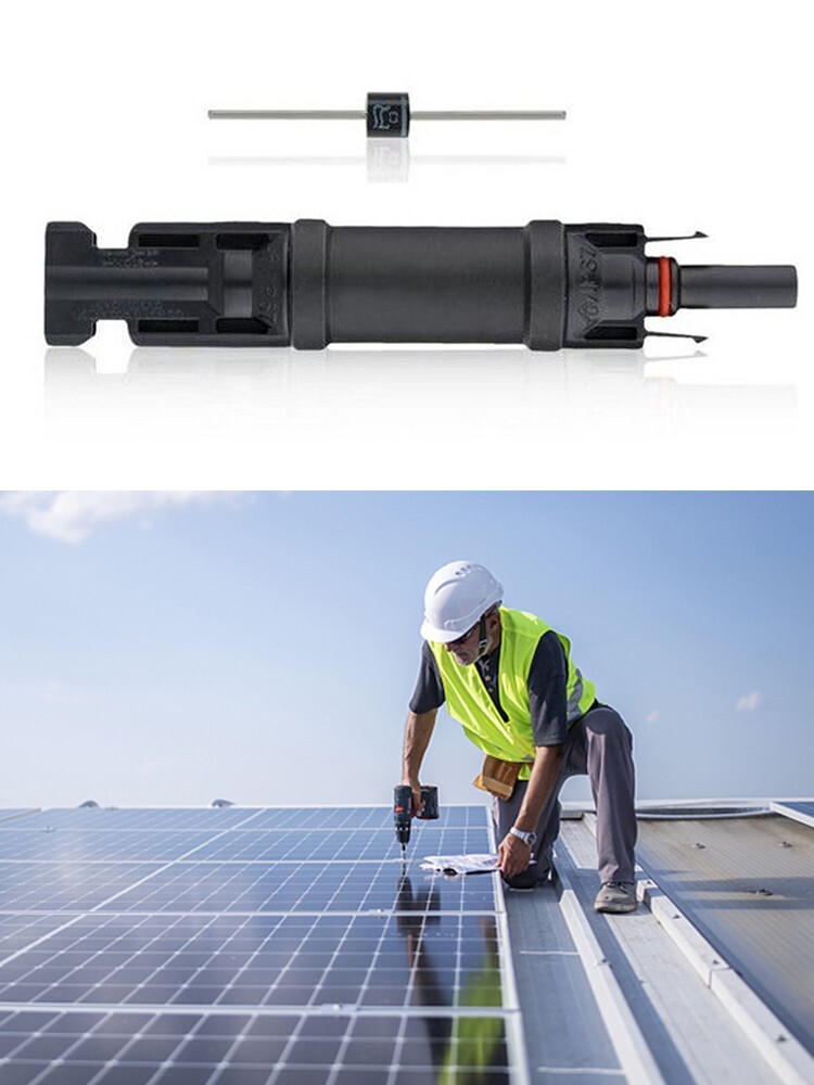 Solar Panel Fuse Holder And Fuse 25A Waterproof Inline PV Fuse Holder 1000VDC