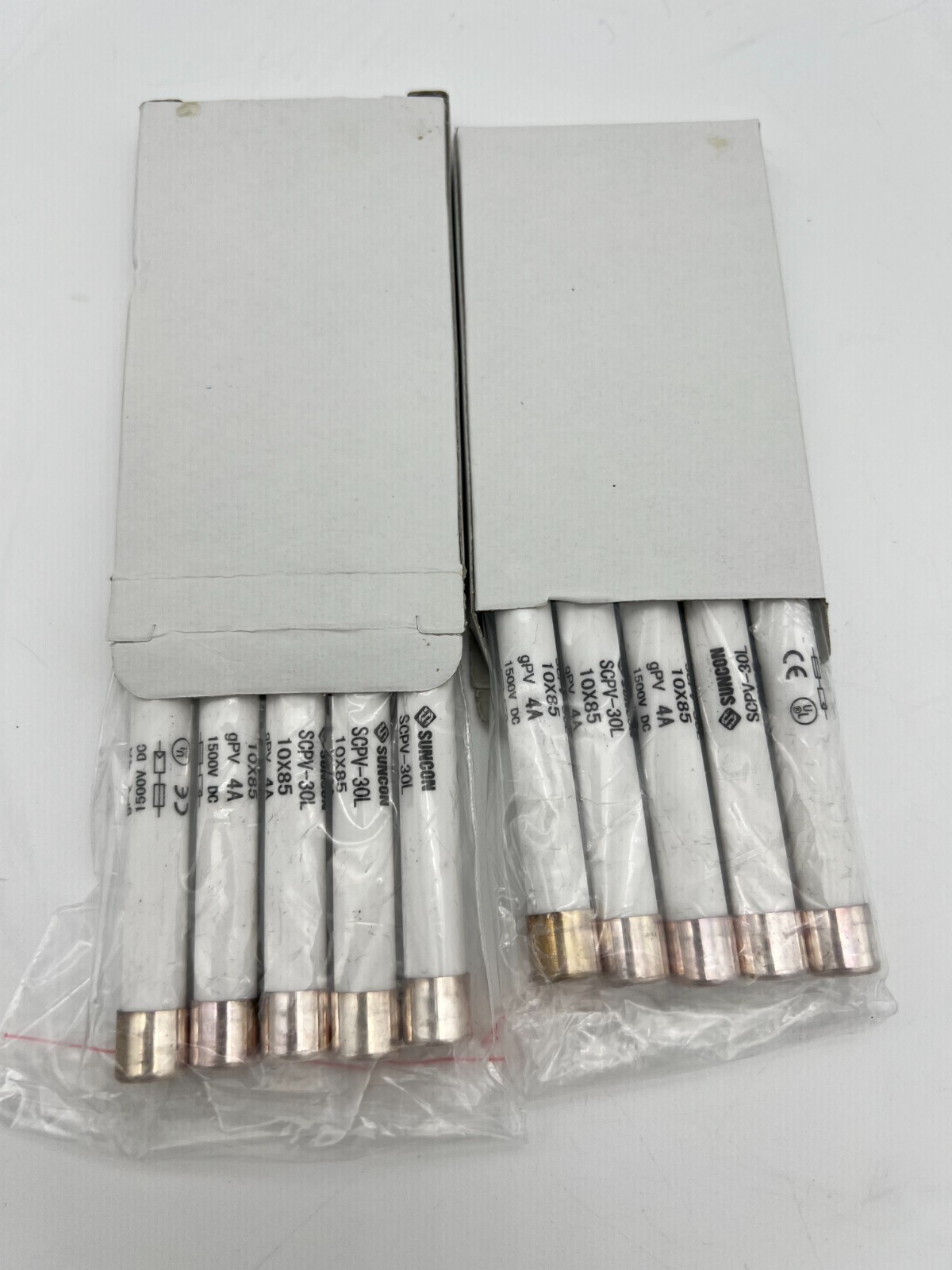 Solar PV in-line fuse 1500v 4A and / or 6A 10mm x 85mm UL listed