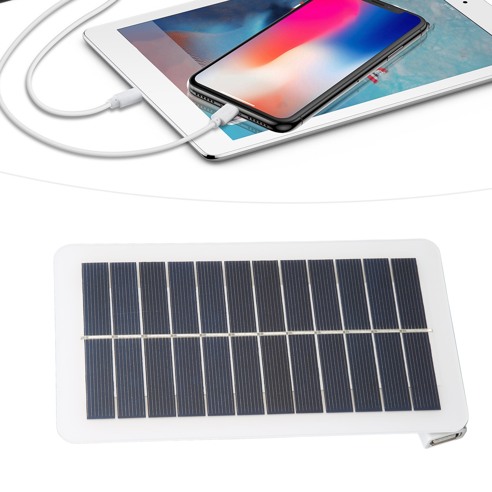 Mini Solar Panel 5V 2W 400mA Heat Resistant Waterproof Space Saving Widely Used