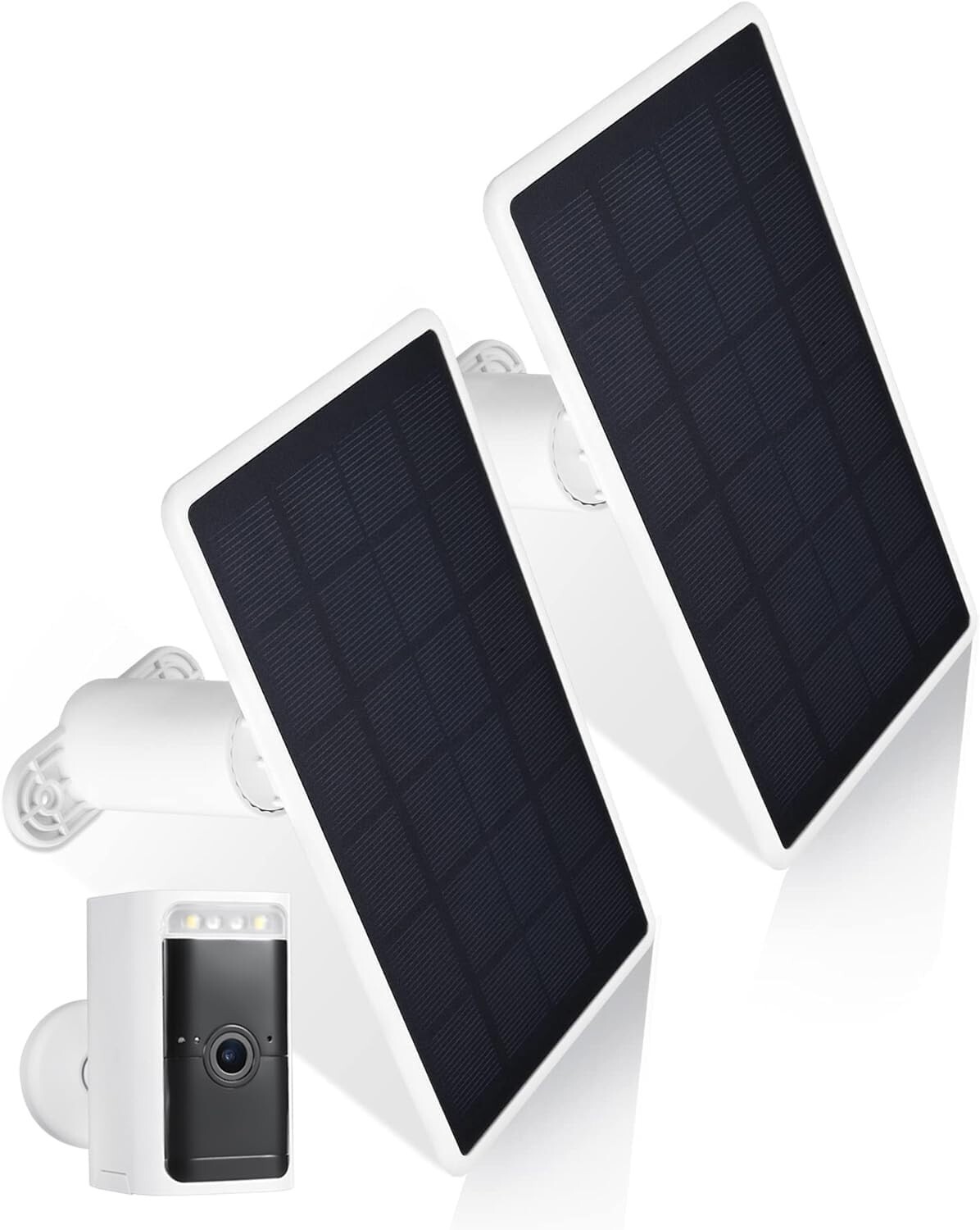 Wasserstein Solar Panel Compatible with Wyze Cam Outdoor/Battery Cam Pro- 2 Pack
