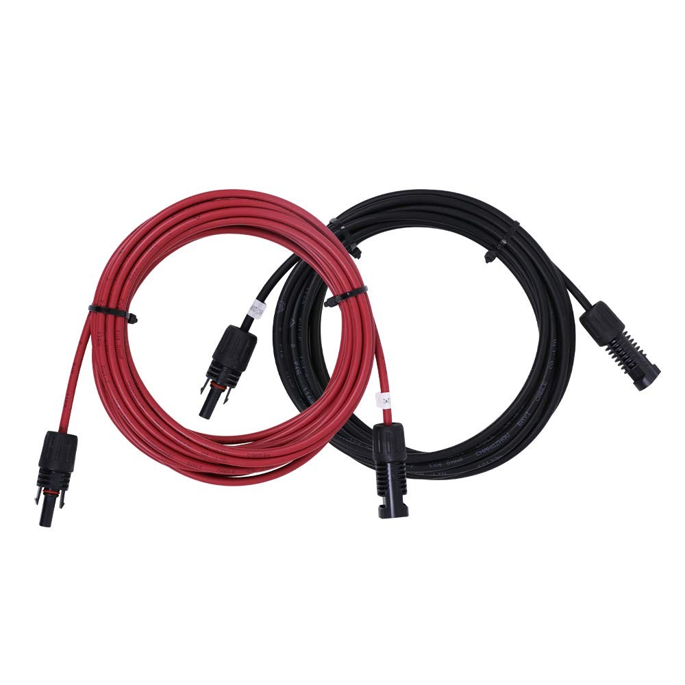 Renogy 20FT 12AWG Solar Panel Extension Cable with Female and Male Connectors