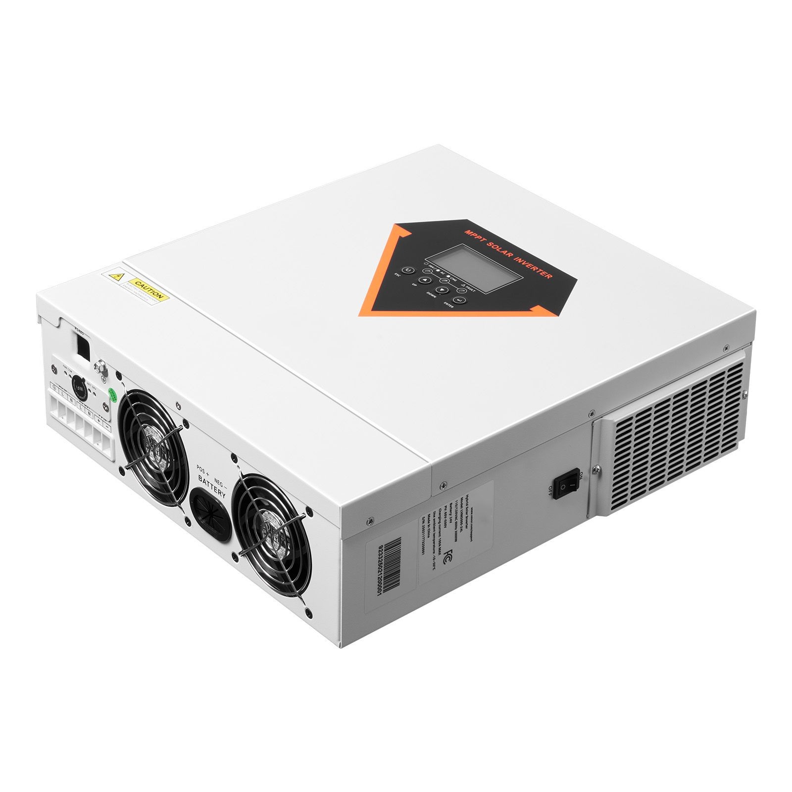 3000W Hybrid Solar Inverter, 24V to 110/ 120V AC, Pure Sine Wave with MPPT