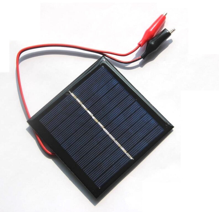 1W 5.5V Solar Panel Polysilicon Cell Module Terminal for Light Toy Battery Power