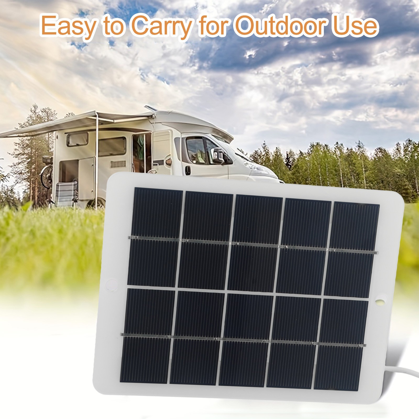 Polysilicon Solar Panel Compact and Portable Design USB Output for Charging