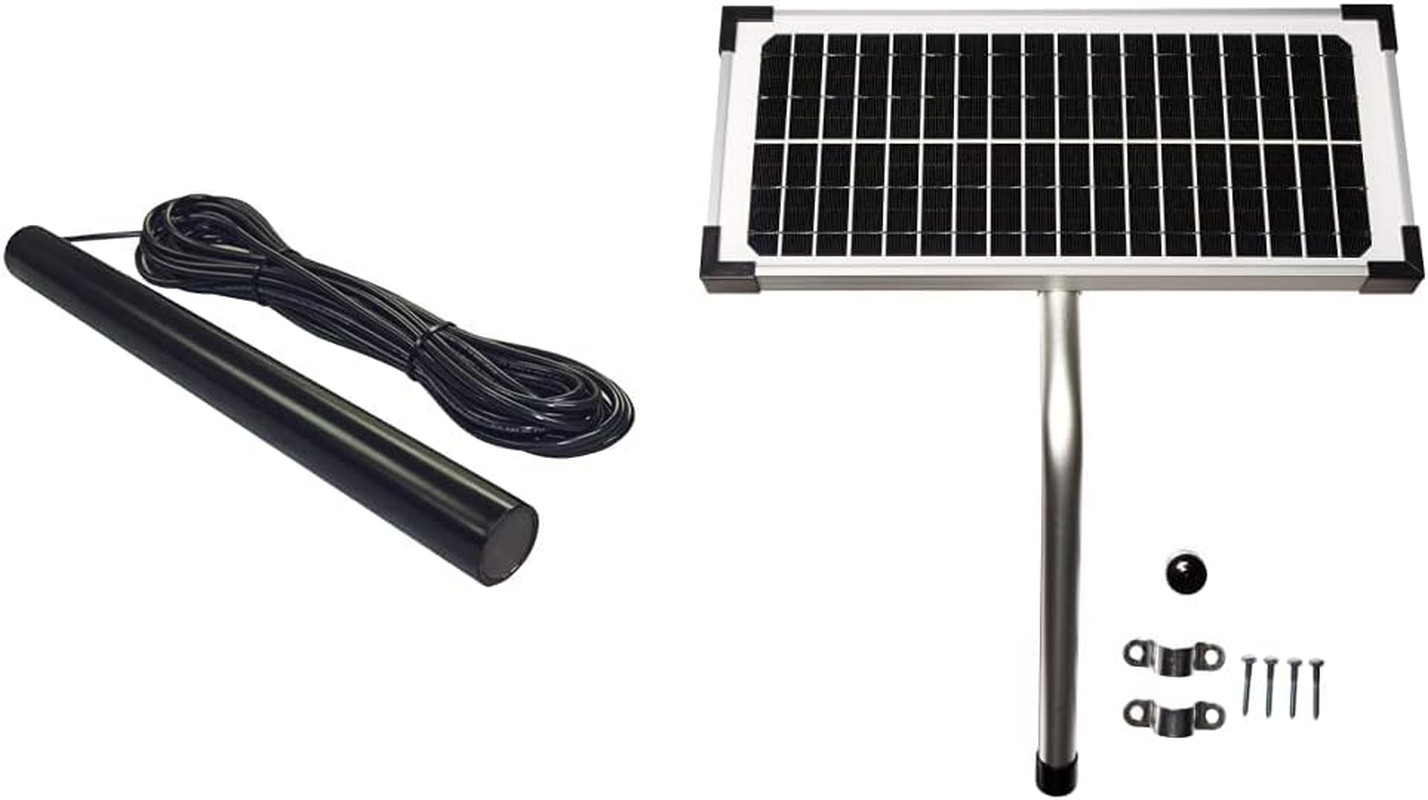 100 Ft. Vehicle Sensor (FM140) + 10 Watt Solar Panel Kit (FM123) for Automatic