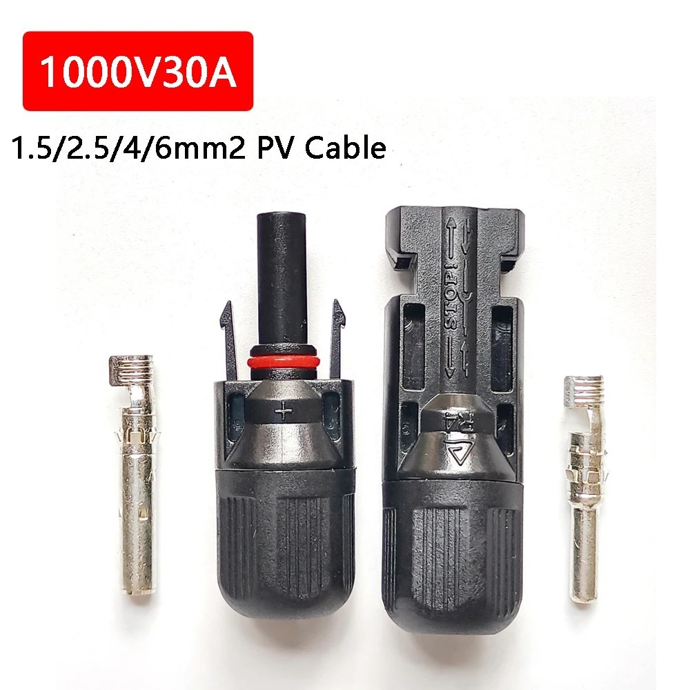 10Set Male Female Wire Cable Connector Set Solar Panel Waterproof Connector