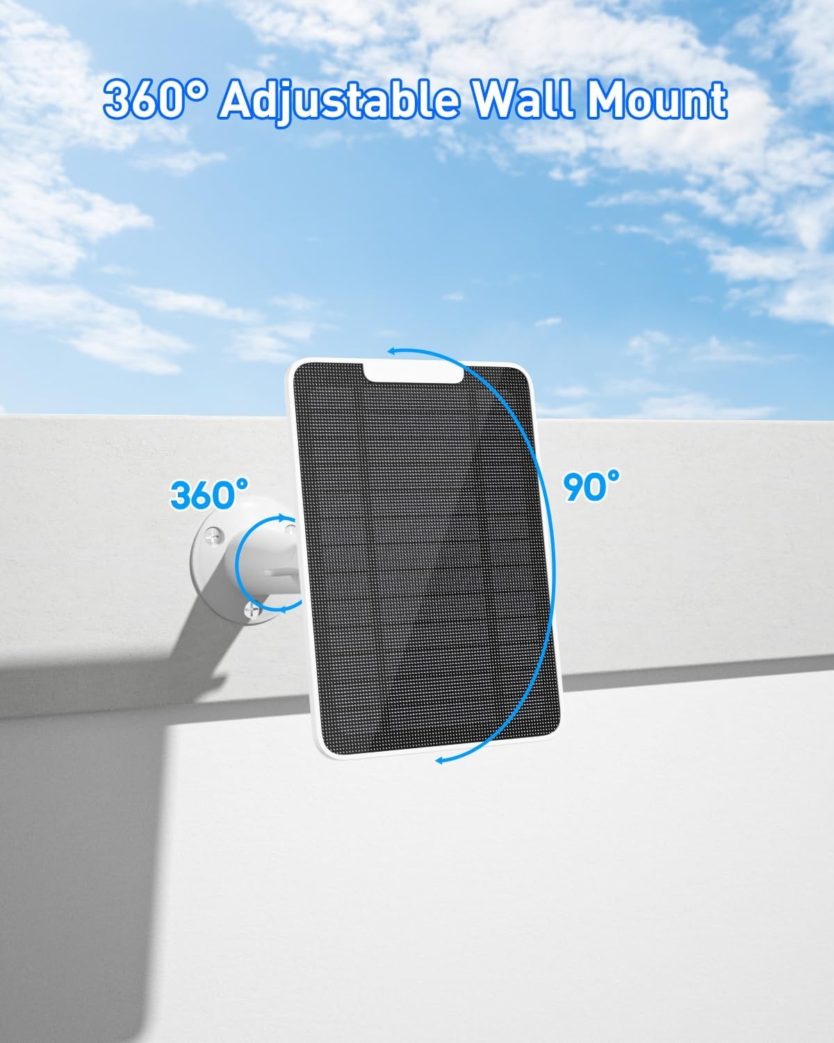 Premium Solar Panel Google Nest Camera 5W Camera Solar Panel Power Google Nest