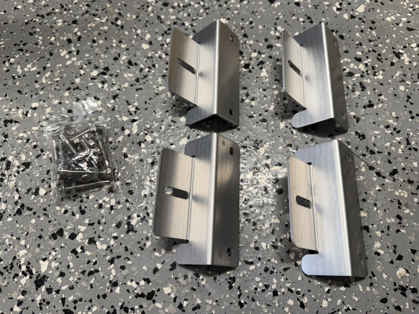 4PCS Solar Panel Bracket Aluminum Alloy Photovoltaic Panel Mounting System