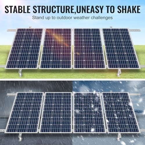 VEVOR Adjustable Solar Panel Mounting Brackets for 4-8 Panels