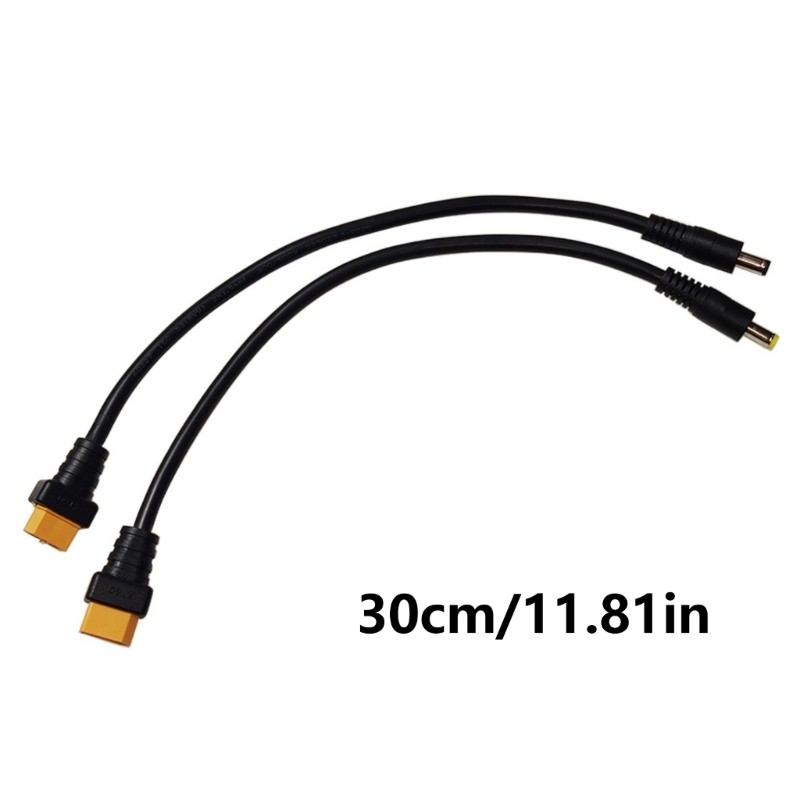 30CM DC5521 5521 to XT60 Conversion Cable for Electronics OD5.5mm Power Cord