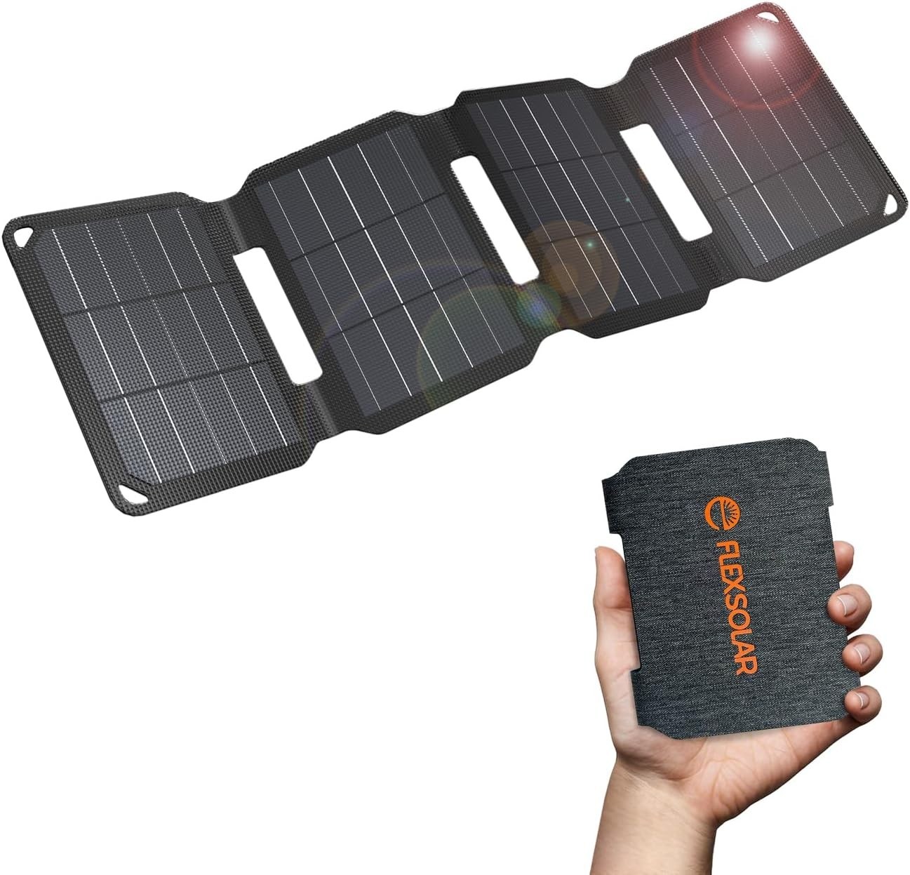 Foldable 10W Mini Solar Panel USB Solar Charger IP67 Solar Power Battery Charger