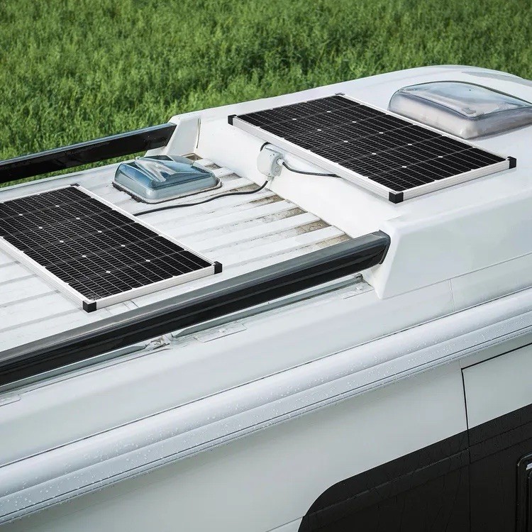 Thunderbolt Magnum 100W Flexible Amorphous Solar Panel Kit, Weather Resistant