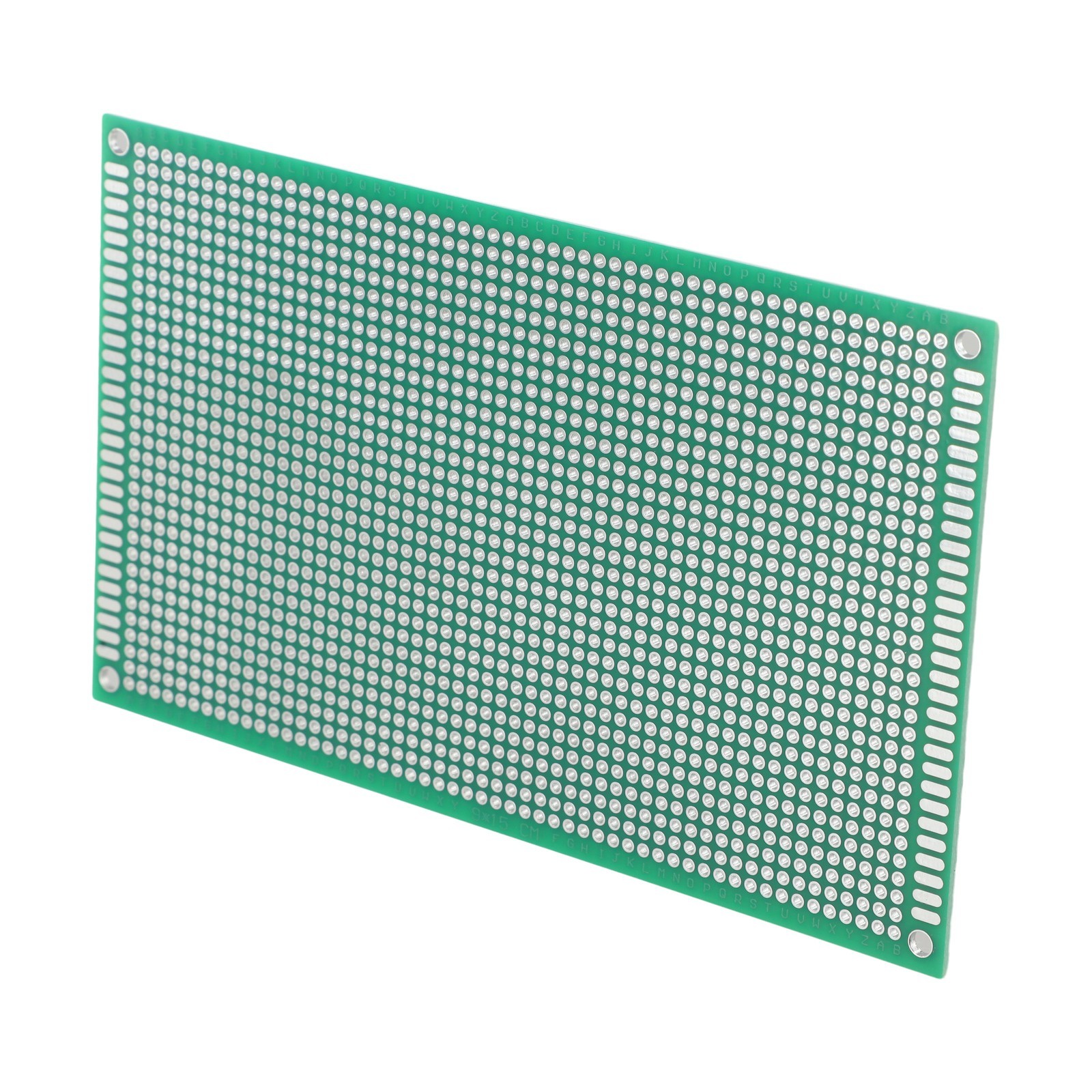 Flexible Design with Set of 4 Green PCB Prototypes Measuring 9×15 cm Each