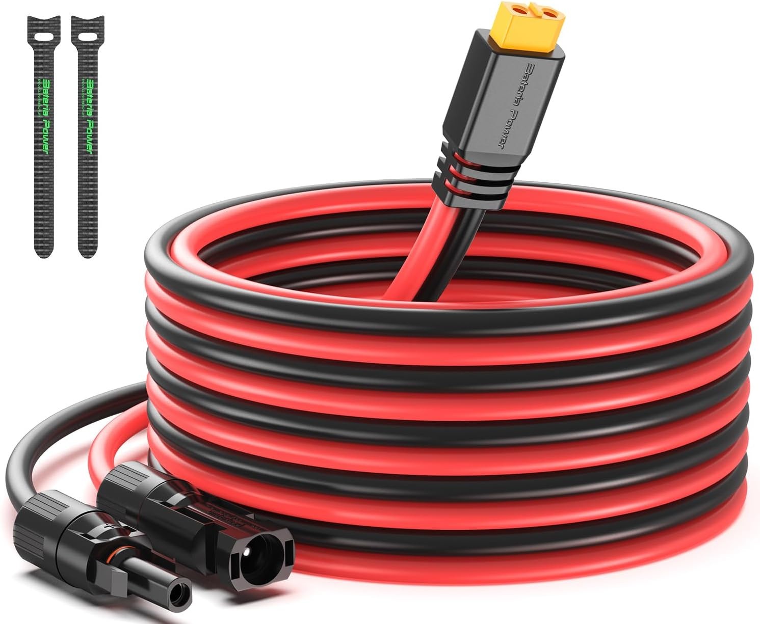 Solar to XT60 Charge Extension Cable 12AWG 20Ft Solar Connector 5 Stars Rated