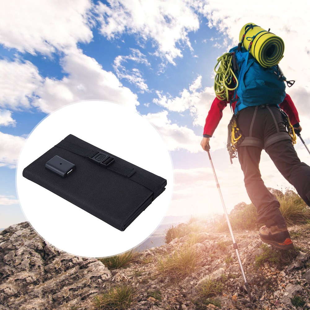 10W 5.5V Portable Solar Panel Folding Charger Board For Outdoor Travel Camping