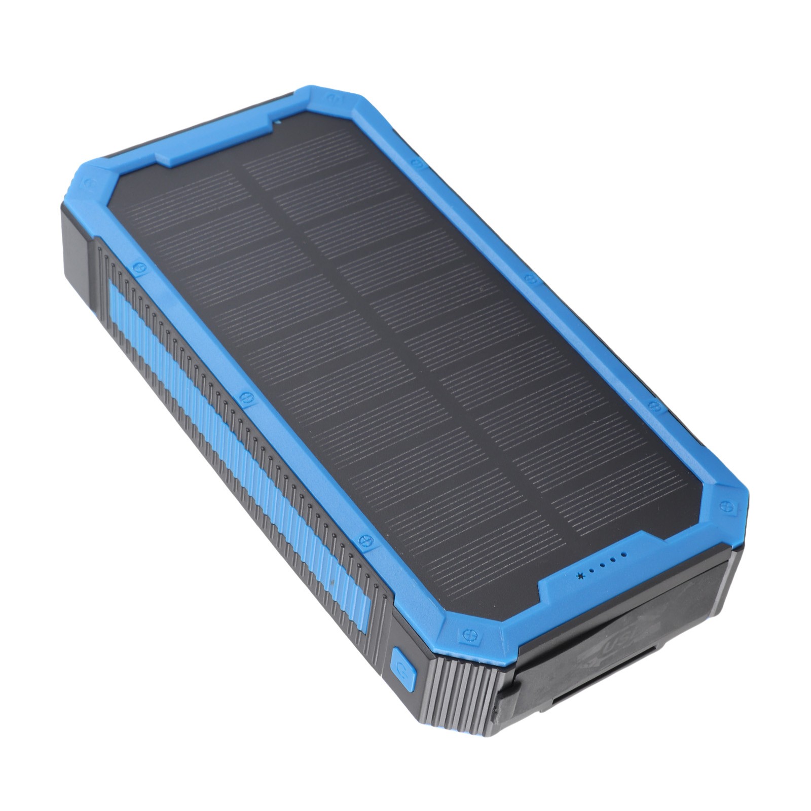 Solar Power Bank 36800mAh 34LEDs 4 USB Output Type C Micro Input Solar External