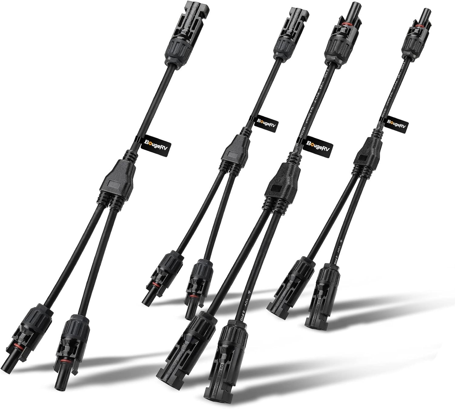 High-Efficiency Solar Connectors – 2 Pairs for 1000V Systems with Easy Assembly