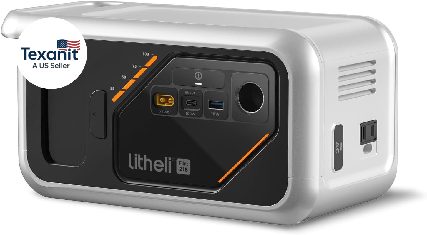 218 Series Portable Power Station 142Wh Camping Lithium Battery Solar Generator,