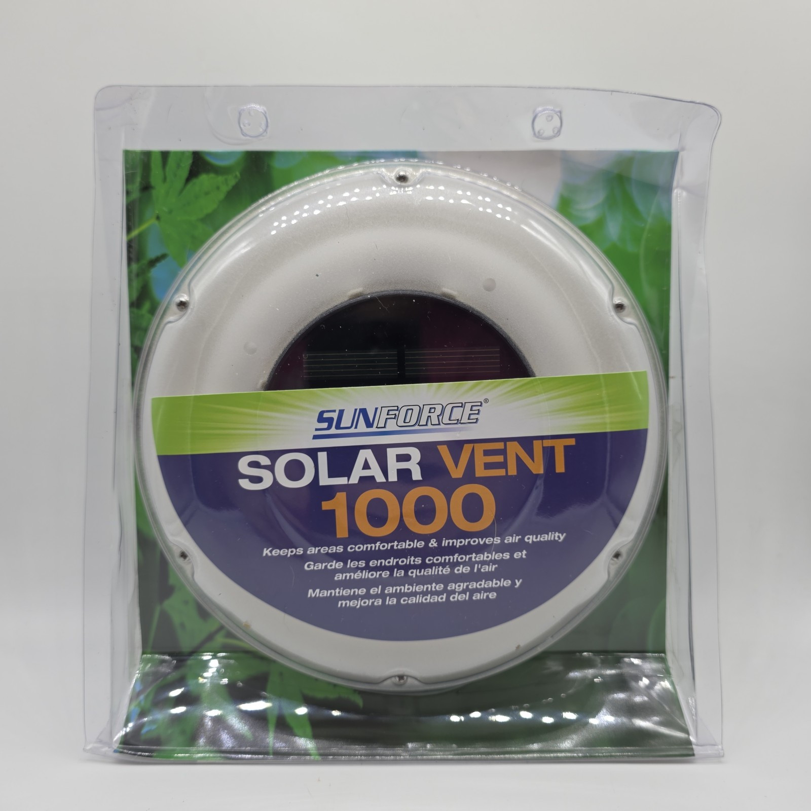 Sunforce Solar Vent 1000 For Campers Boats Greenhouse Port-a-potty Solar RV