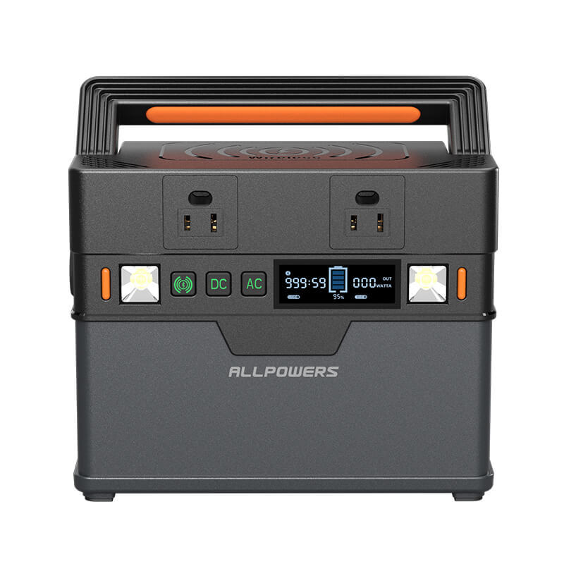 ALLPOWER Portable Power Station 300W Solar Generator For Home Use Outdoor Travel