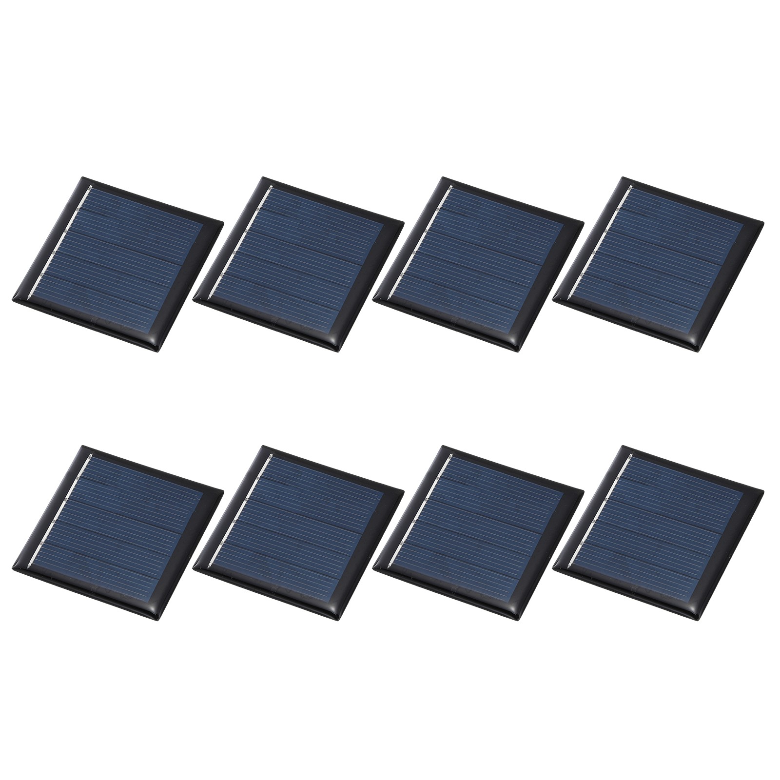 8Pcs 2.5V 0.25W 100mA Mini Solar Panels, Solar Photovoltaic Power Cells