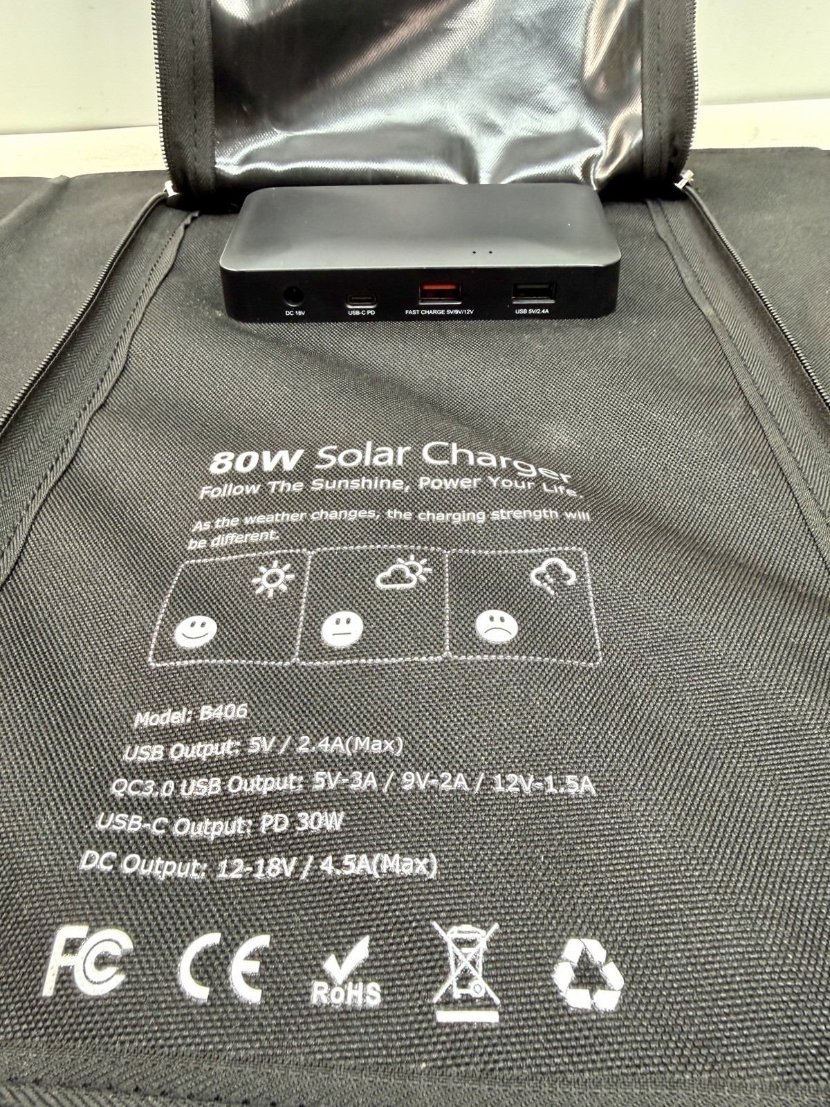 Big Blue Portable Solar Panel
