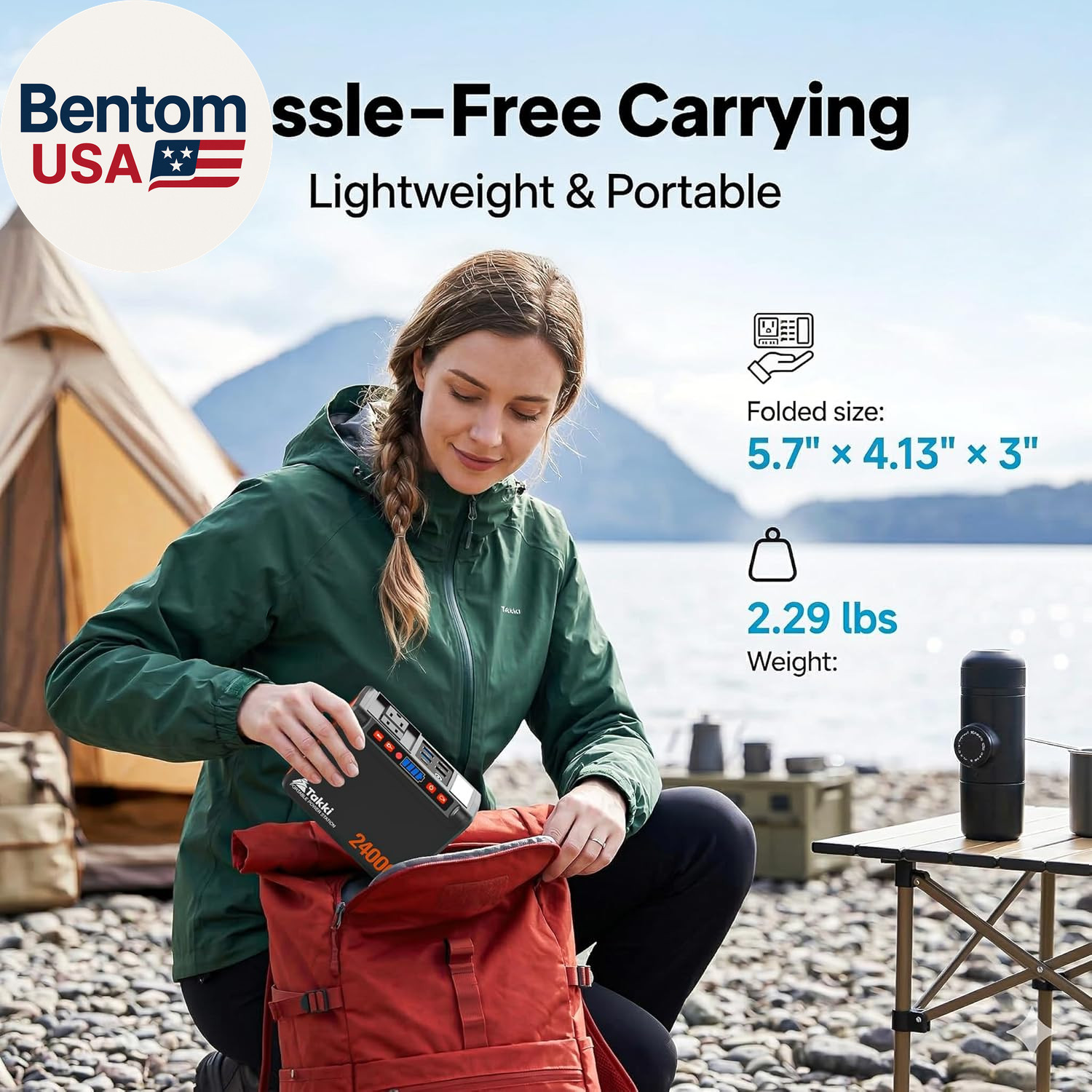 88.8Wh Portable Power Station Lithium Battery Small Generator Power Bank with 11