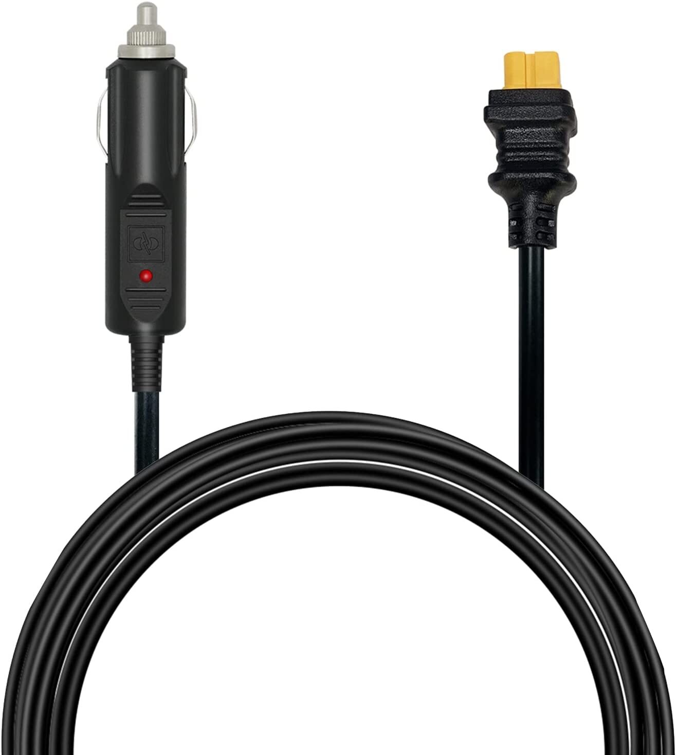ALLPOWERS Car Cigarette Lighter to XT60 Power Pole Solar Extension Cable 1.5M