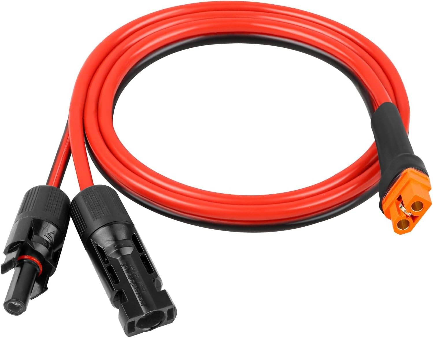 Plug-and-Play 10AWG Extension Cable with XT60i Connector – 3FT for Solar Setup