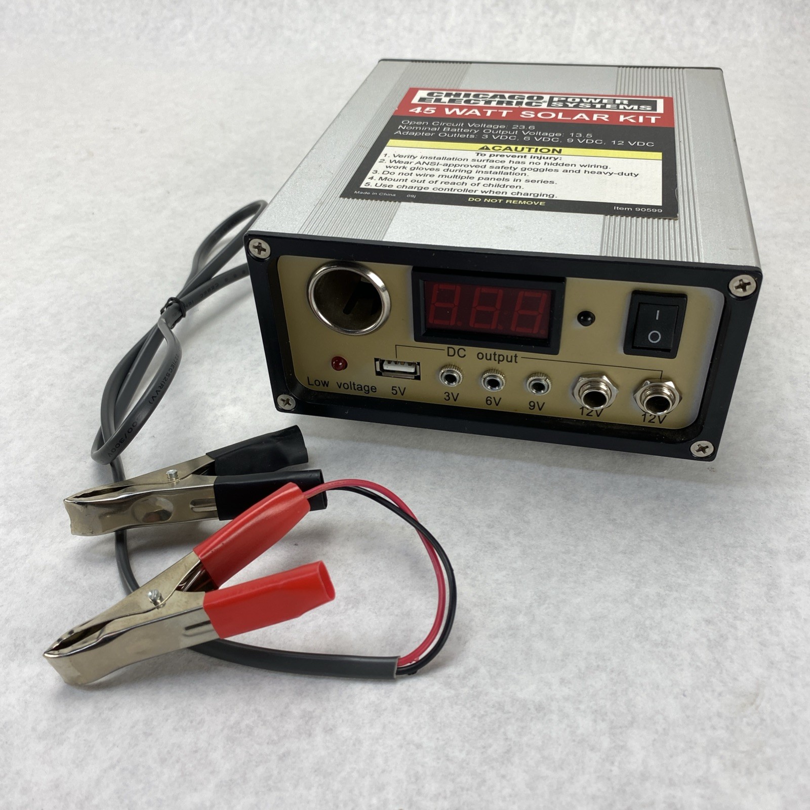 Chicago Electric Power Systems 45W Solar Kit 90599