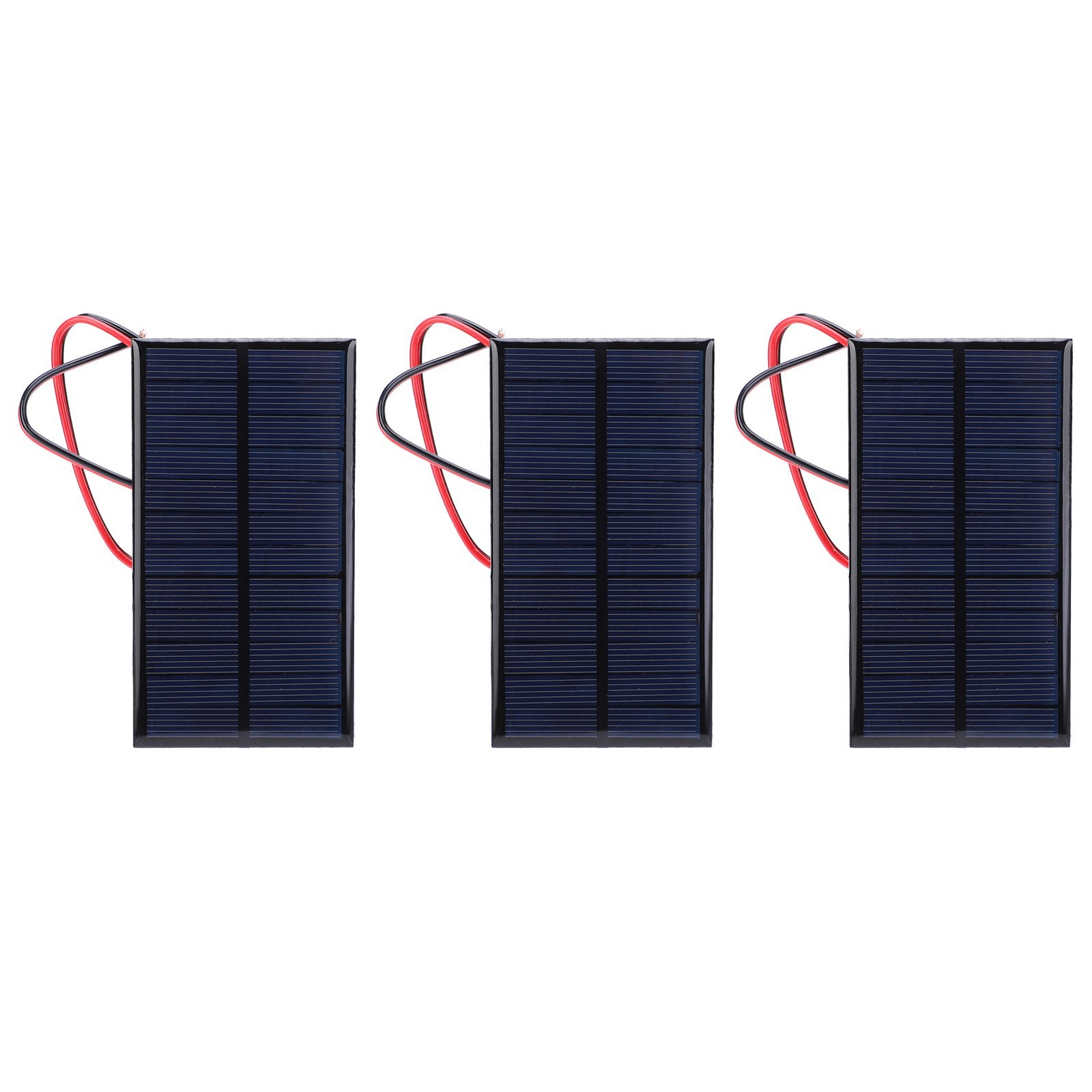 3pcs DC 6V 1W Solar Panel Cell Power Module Polycrystalline Silicon Solar Pa CET
