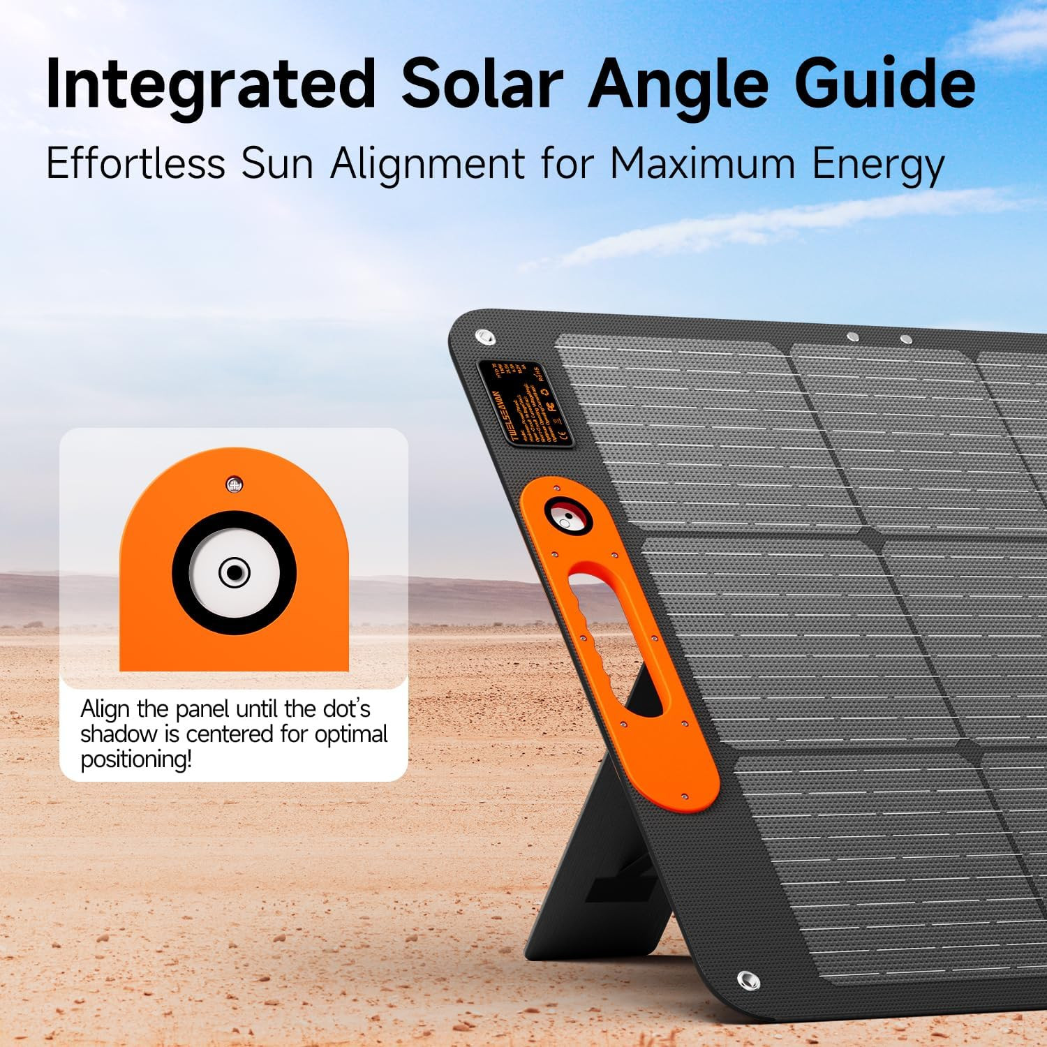 110W Portable Solar Panel for Jackery/Ef/Bluetti/Anker/Goal Zero Power Station,