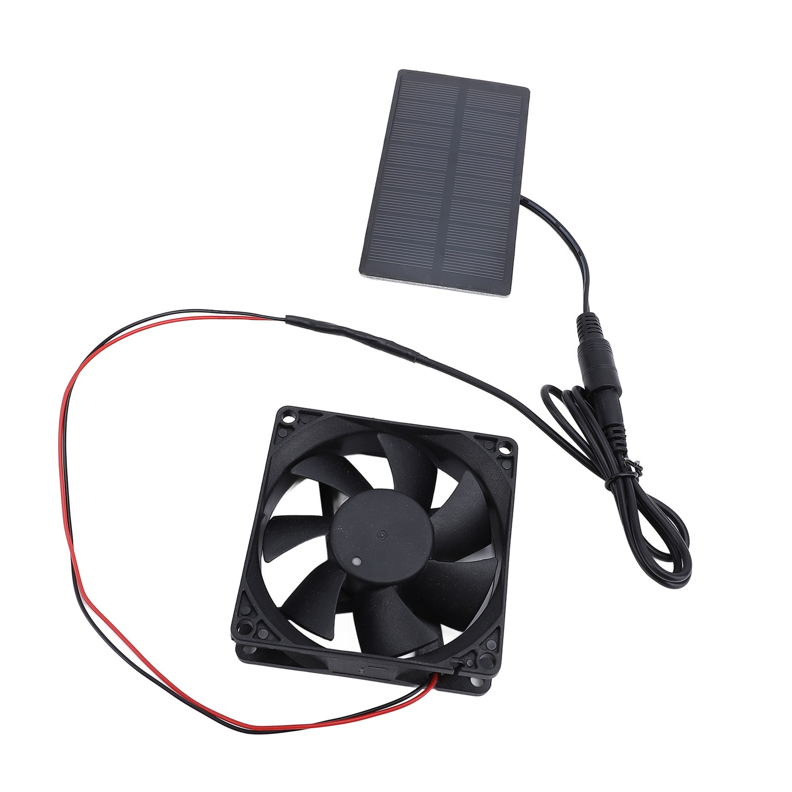 0.8W 4V Solar Panel Fan Kit Efficient Cooling For Greenhouses Easy To Use